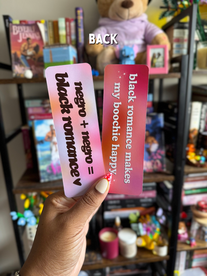 Black Romance Lover Bookmark Set